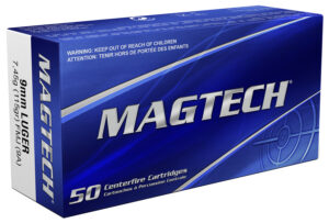 Magtech 9A Range/Training  9mmLuger 115gr Full Metal Jacket 50 Per Box/20 Case