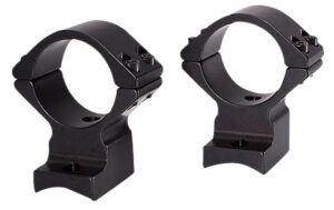 Talley 930734 Scope Mount/Ring Combo  Black Anodized 1" Tube Weatherby Vanguard Low Rings