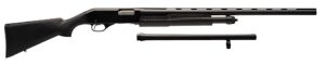 Stevens 19490 320 Field Combo 12 Gauge 3" 5+1 18.50"/28" Matte Black Vent Rib Barrel, Black Aluminum Receiver, Black Synthetic Fixed Stock