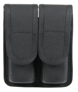 Blackhawk 44A001BK Double Mag Pouch  Black Cordura Compatible w/Double Stack/9mm/40/45