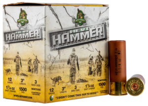 HEVI-Shot HS28003 HEVI-Hammer  12Gauge 3" 1 1/4oz 3Shot 25 Per Box/10 Case