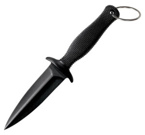 Cold Steel CS-92FBB FGX Boot Blade II 3.25" Fixed Plain Black Griv-Ex Blade/Black Checkered Kray-Ex Handle