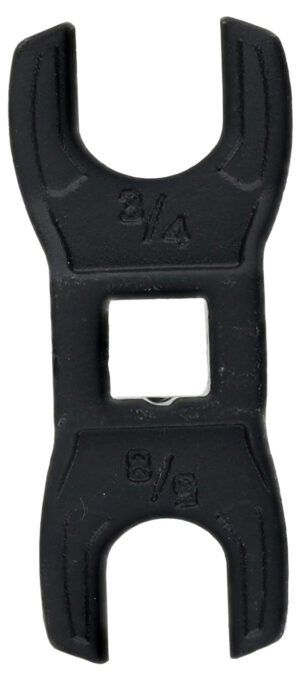 Wheeler 1199465 Muzzle Device & Buffer Tube Crowfoot Wrench Black Steel