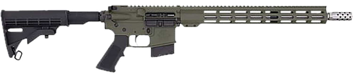 Great Lakes Firearms GL15400SSODG AR-15 400 Legend 5+1 16" Stainless Threaded Barrel, OD Green Cerakote Aluminum Receiver w/Picatinny Rail, Adjustable Black Synthetic Stock, Mil-Spec Grip