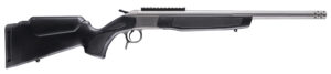 CVA CR4445S Scout Takedown 444 Marlin 1rd 22" Stainless Fluted Threaded Barrel, Stainless Steel Receiver w/Picatinny Rail, Adj Comb & LOP Black Synthetic Stock
