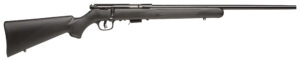 Savage Arms 96709 93R17 F Full Size 17 HMR 5+1 21" Matte Black Button Rifled Barrel, Matte Black Drilled & Tapped Carbon Steel Receiver, Matte Black Fixed Synthetic Stock, Right Hand