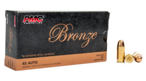 PMC 45A Bronze  45ACP 230gr Full Metal Jacket 50 Per Box/20 Case