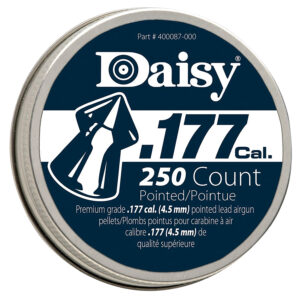 Daisy 987777406 PrecisionMax Premium 177 Lead Pointed Field Pellet 250/Tin