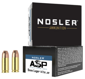 Nosler 51290 Assured Stopping Power Handgun 9mmLuger 147gr Jacketed Hollow Point 20 Per Box/20 Case