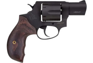 Taurus 2-856021SW 856  Small 38 Special +P 6 Shot 2" Matte Black Alloy Steel Barrel, Cylinder & Frame, Walnut Grip Transfer Bar Safety, Exposed Hammer