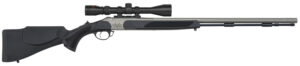 Traditions R556110460 Vortek StrikerFire  50 Cal 209 Primer 28" Stainless Cerakote Black Synthetic Stock 3-9x40 Scope