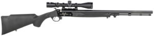 Traditions R572000840 Buckstalker XT 50 Cal 209 Primer 24" Blued Barrel/Rec Black Synthetic Stock 3-9x40 Scope