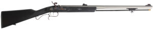 Traditions R391050 ShedHorn  50 Cal Musket 26" Fluted, Stainless Barrel/Rec, Black Synthetic Stock, Williams Fiber Optic Sights, Accelerator Breech Plug
