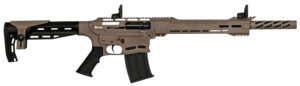 Citadel CBOSS2512FDE Boss25  12 Gauge Semi-Auto 3" 5+1 18.75" Black Steel Threaded Barrel, Flat Dark Earth Picatinny Rail Aluminum Receiver, Picatinny Handguards, Black Adj Cheek Riser Synthetic Stock
