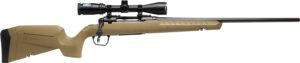 Savage Arms 32169 Axis 2 XP Combo Full Size 270 Win 4+1 22" Black Sporter Barrel, Black Carbon Steel Receiver Drilled & Tapped, Flat Dark Earth Fixed Synthetic Stock, Weaver 3-9x40mm Scope, Right Hand