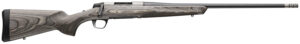 Browning 036092226 X-Bolt 2 Hunter Full Size 30-06 Springfield 4+1 22" Matte Blued Threaded Sporter Barrel, Drilled & Tapped Stainless Steel Receiver, Fixed Gray Laminate Stock, Radial Muzzle Brake