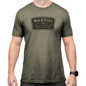 Magpul MAG1526-316-M Go Bang Parts  Olive Drab Heather Cotton/Polyester Short Sleeve Medium