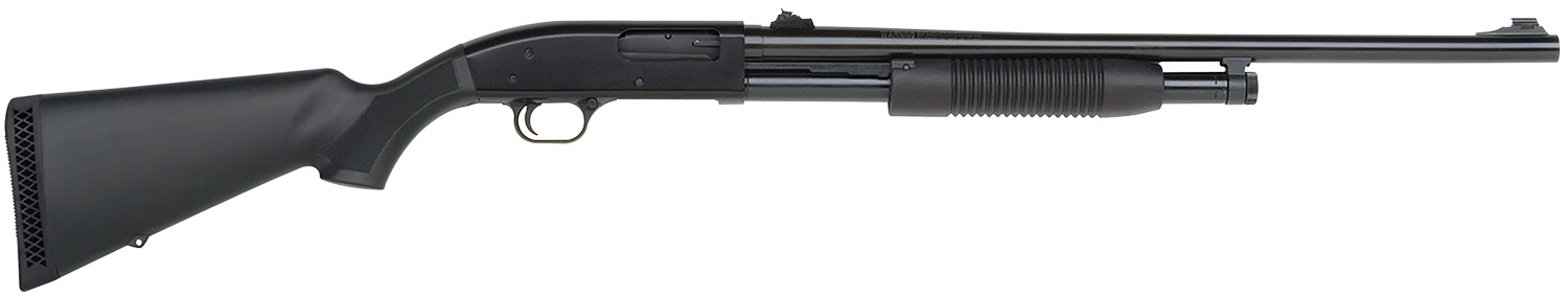 Maverick Arms 31017 88 Slug 12 Gauge with 24" Cylinder Bore Barrel, 3" Chamber, 5+1 Capacity, Blued Metal Finish, Black Synthetic Stock & Rifle Sights Right Hand (Full Size)