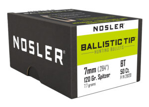 Nosler 28120 Ballistic Tip  7mm 120gr Spitzer 50/Box