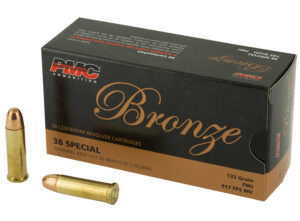 PMC 38G Bronze  38Special 132gr Full Metal Jacket 50 Per Box/20 Case