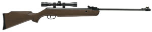 Crosman 30021 Vantage NP Air Rifle Nitrogen Piston 177 1rd Shot Black Black Receiver Hardwood Scope 4x32mm
