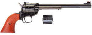 Heritage Mfg RR22MB9AS Rough Rider  22 LR/22 WMR 6 Shot, 9" Black Steel Barrel, Black Zinc Alloy Frame, Black Cylinder Cocobolo Grip, Hammer/Thumb Safety, Exposed Hammer