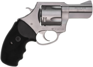 Charter Arms 74520 Pitbull  45 ACP 5rd, 2.50" Matte Stainless Steel Barrel, Cylinder & Frame, Standard Hammer, Finger Grooved Black Rubber Grip