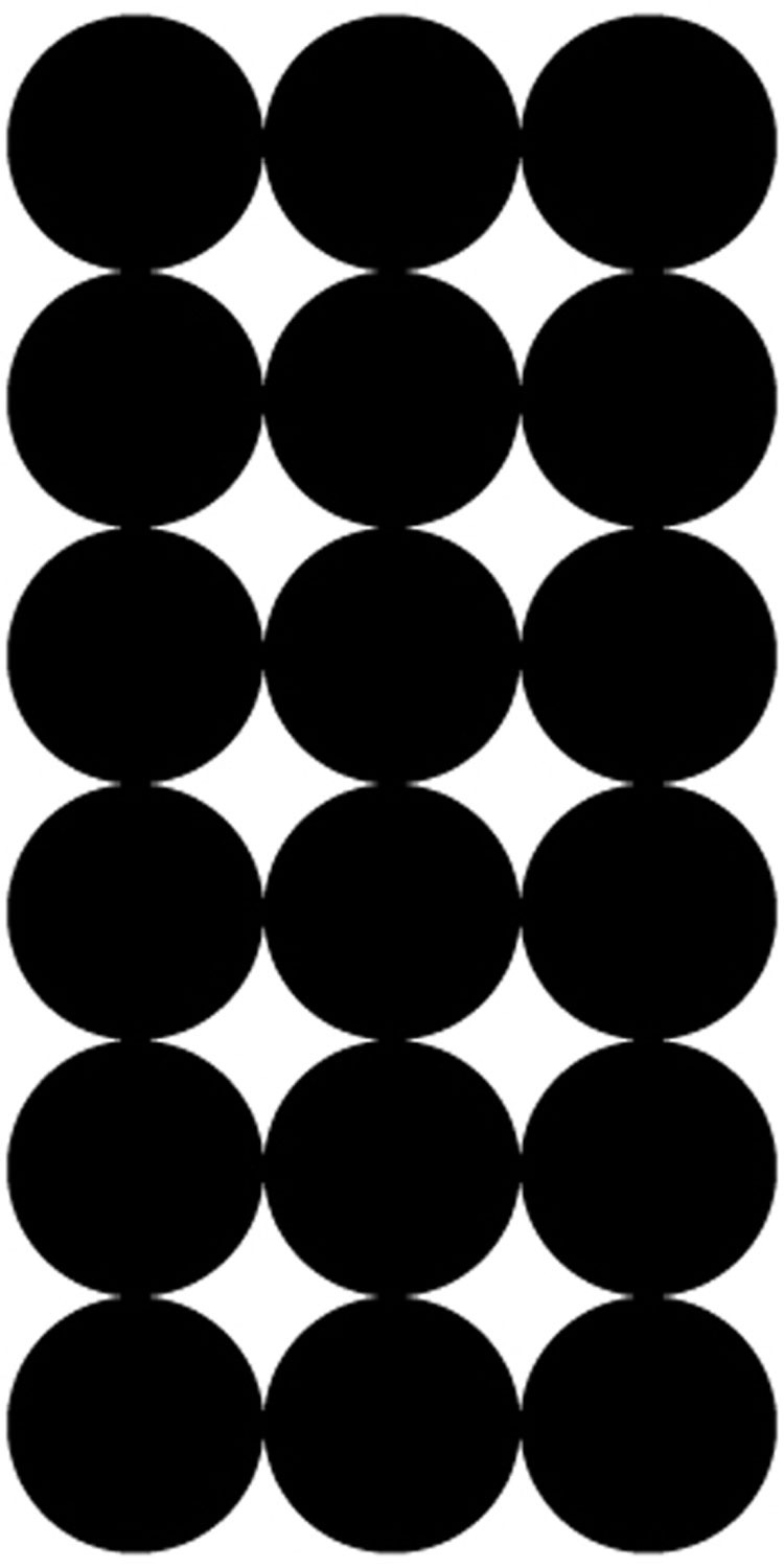 Pro-Shot P216 SplatterShot Repair Pasters Black 1" Self-Adhesive 216 Pasters