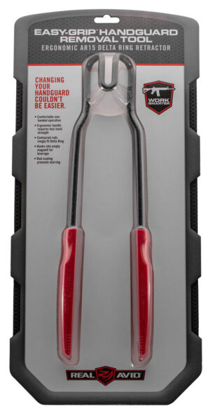 Real Avid AVEGHRT Easy Grip Handguard Removal Tool Metal Rifle Firearm AR15/M16 Red Rubber Handle