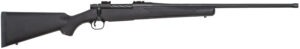 Mossberg 28118 Patriot  Full Size 300 Win Mag 3+1 24" Matte Blued Fluted Threaded Barrel, Drilled & Tapped Matte Blued Stainless Steel Receiver, Black Fixed Synthetic Stock, Right Hand