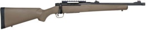 Mossberg 28051 Patriot  450 Bushmaster Caliber with 3+1 Capacity, 16.25" Threaded/Fluted Barrel, Matte Blued Metal Finish & Flat Dark Earth Synthetic Stock Right Hand (Full Size)
