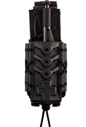 High Speed Gear 11TQK0BK Taco  Black Kydex, 2" Belt Clip/MOLLE U-Mount, Compatible w/ Most Tourniquets