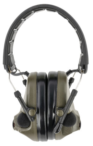 Peltor MT20H682FB09GN ComTac V Hearing Defender Headset 23 dB Over the Head OD Green/Black Adult 1 Pair
