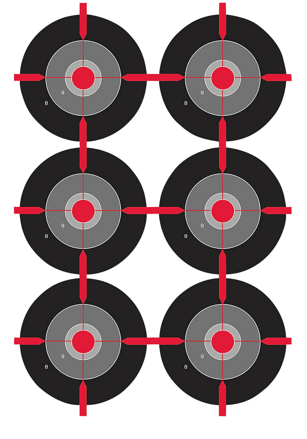 Birchwood Casey 35703 Dirty Bird Bullseye Tagboard Target 12" x 18" 100 Per Pkg
