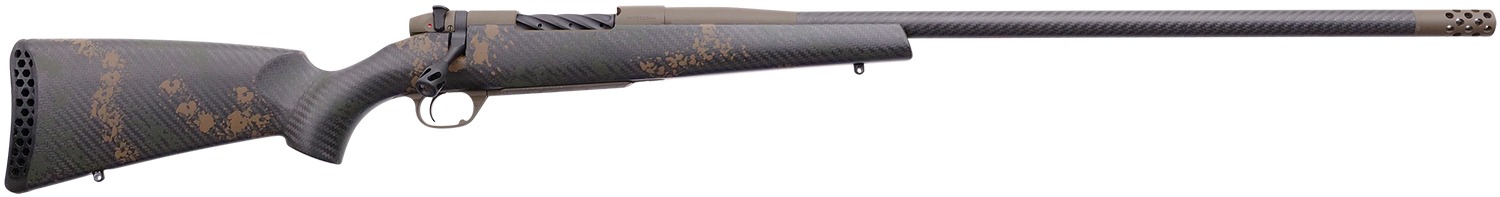 Weatherby MCB20N257WR8B Mark V Backcountry 2.0 Carbon 257 Wthby Mag 3+1 26" Carbon Fiber Wrapped Barrel, Patriot Brown Cerakote Metal Finish, Backcountry 2.0 Carbon Peak 44 Blacktooth Stock