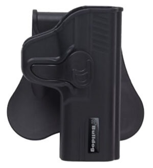 Bulldog RRRMAX9 Rapid Release  OWB Black Polymer Paddle Fits Ruger Max-9 Right Hand