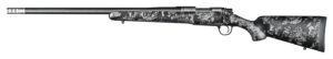 Christensen Arms 8010617400 Ridgeline FFT 7mm-08 Rem 4+1 20" Carbon Fiber/Threaded Barrel, Stainless Steel, Black with Gray Accents Stock, Left Hand