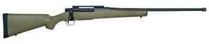 Mossberg 28170 Patriot Predator 7mm PRC 3+1 24" Matte Blued Threaded Barrel, Matte Blued Picatinny Rail Stainless Steel Receiver, Fixed Flat Dark Earth Synthetic Stock, Right Hand