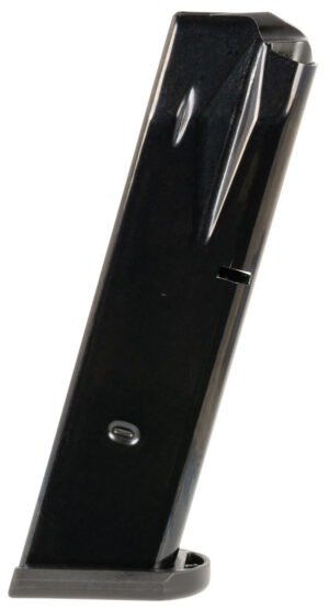 Mec-Gar MGPB9215B Standard 15rd Flush 9mm Luger, Fits Beretta 92FS/M9/92G/92X Blued Carbon Steel