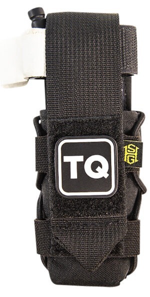 High Speed Gear 11TQ00BK TACO  Tourniquet Pouch, Black Nylon with Velcro Closure, Fits MOLLE, Compatible with Most Windlass-Style Tourniquets, Includes TQ Patch