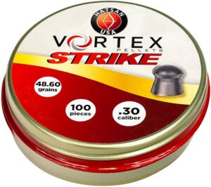Hatsan USA HA90643 Vortex Strike Pellets 30Cal Lead Domed 100 Pellets