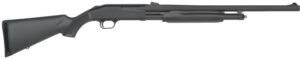 Mossberg 56424 500 Slugster 12 Gauge Pump 3" 5+1 24" Matte Blued Steel Barrel, Matte Blued Receiver, Fixed Synthetic Stock