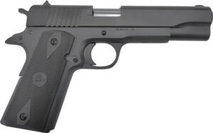 Rock Island 56867 GI  Sports South Exclusive Full Size Frame 10mm Auto 8+1 5" Black Bull Barrel, Black Parkerized Serrated Steel Slide, Black Parkerized Steel Frame w/Beavertail, Black Rubber Grip