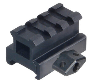 Leapers MNTRS08S3 Picatinny Riser  Matte Black Anodized Aluminum Picatinny/Weaver Mount