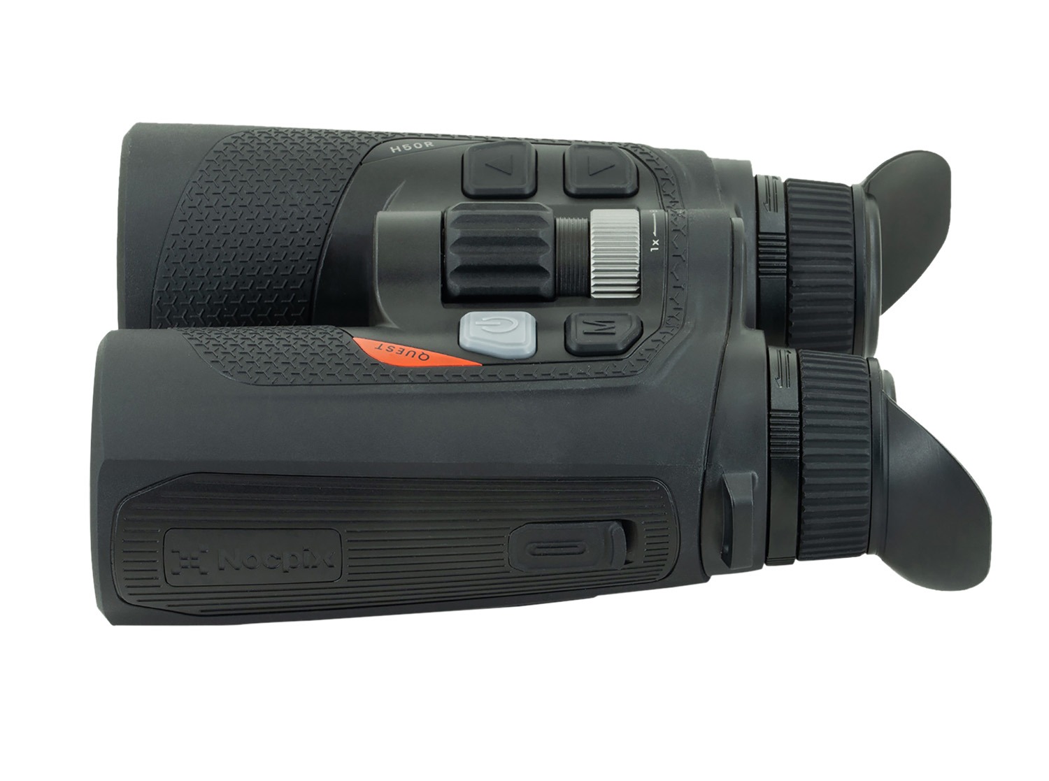 Nocpix QUESTH50R Quest H50R LRF Thermal Rangefinding Binocular Black 4x50mm, 640x480 12 Microns 60Hz Resolution, Zoom Digital 8x