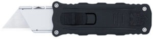 CobraTec Knives CTOTFUKSBBLK Utility  OTF Aluminum Blade, 3.38" Black Anodized Aluminum Handle