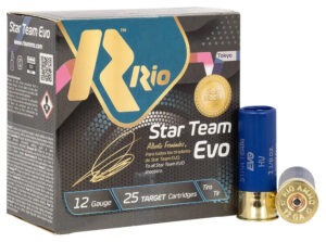 Rio Ammunition ST3275 Star Team EVO  12Gauge 2.75" 1 1/8oz 7.5Shot 25 Per Box/10 Case
