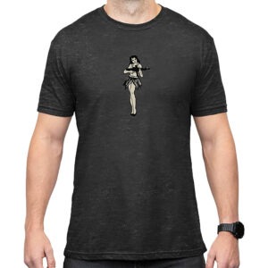 Magpul MAG1117-010-M Hula Girl CVC  Charcoal Gray Cotton/Polyester Short Sleeve Medium