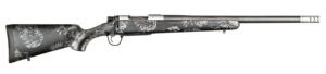 Christensen Arms 8010660000 Ridgeline FFT 375 H&H 3+1 24" Carbon Fiber Threaded Barrel, Stainless Steel Drilled & Tapped Receiver, Carbon w/Gray Accents Sporter FFT Carbon Fiber Stock