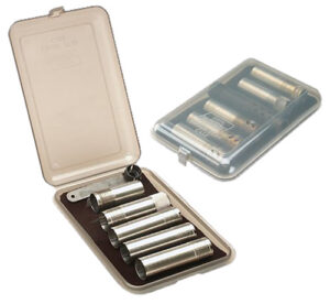 MTM Case-Gard CT641 Choke Tube Case  Holds 6rd Chokes Polypropylene Clear Smoke
